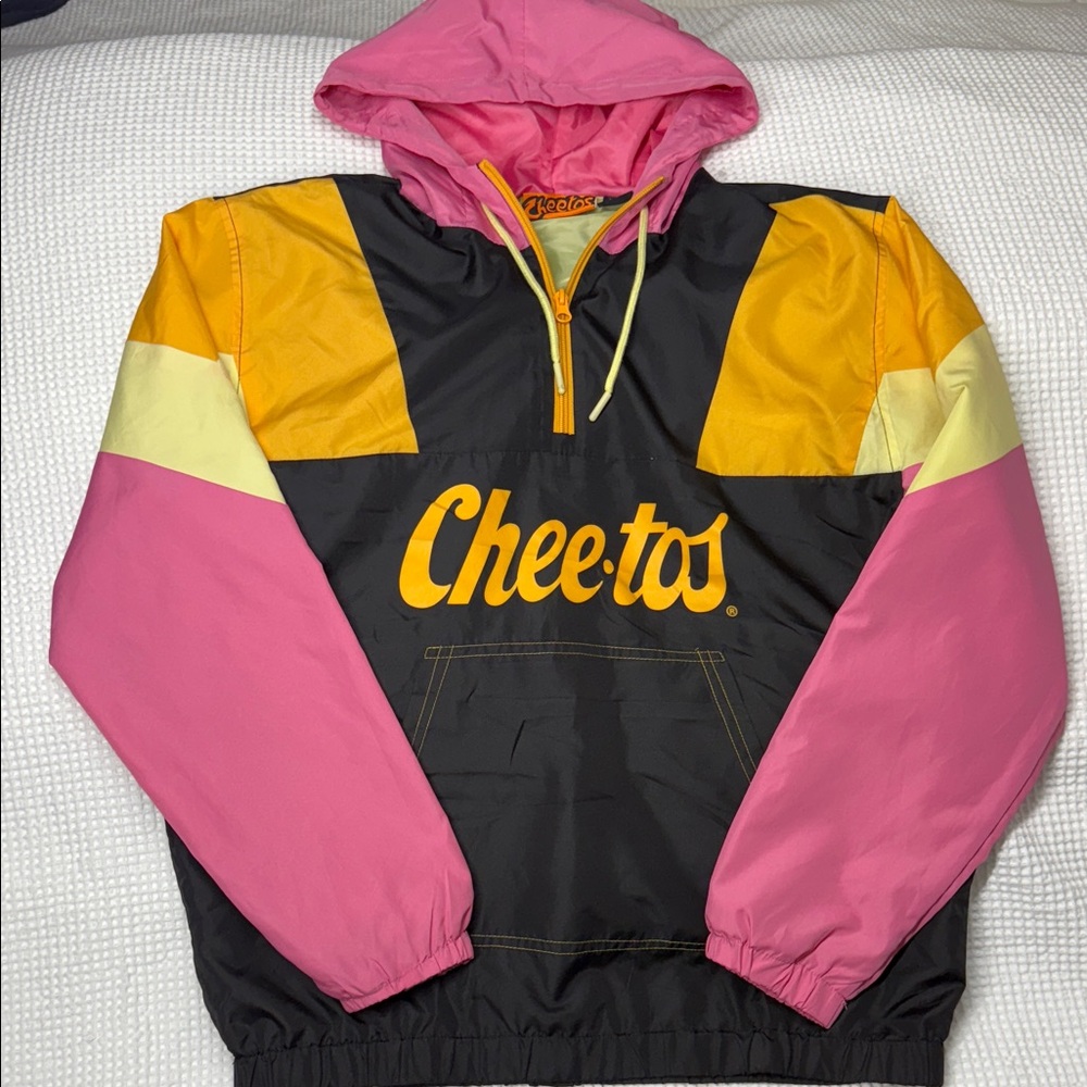 Women’s Cheetos Colorblock Windbreaker Hoodie -Small